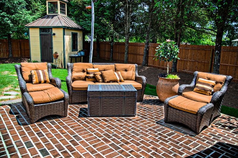 Outdoor Brick Patio